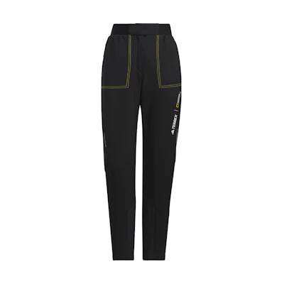 (Women) adidas National Geographic Black Soft Shell Outdoor Sports Pants. IL8987