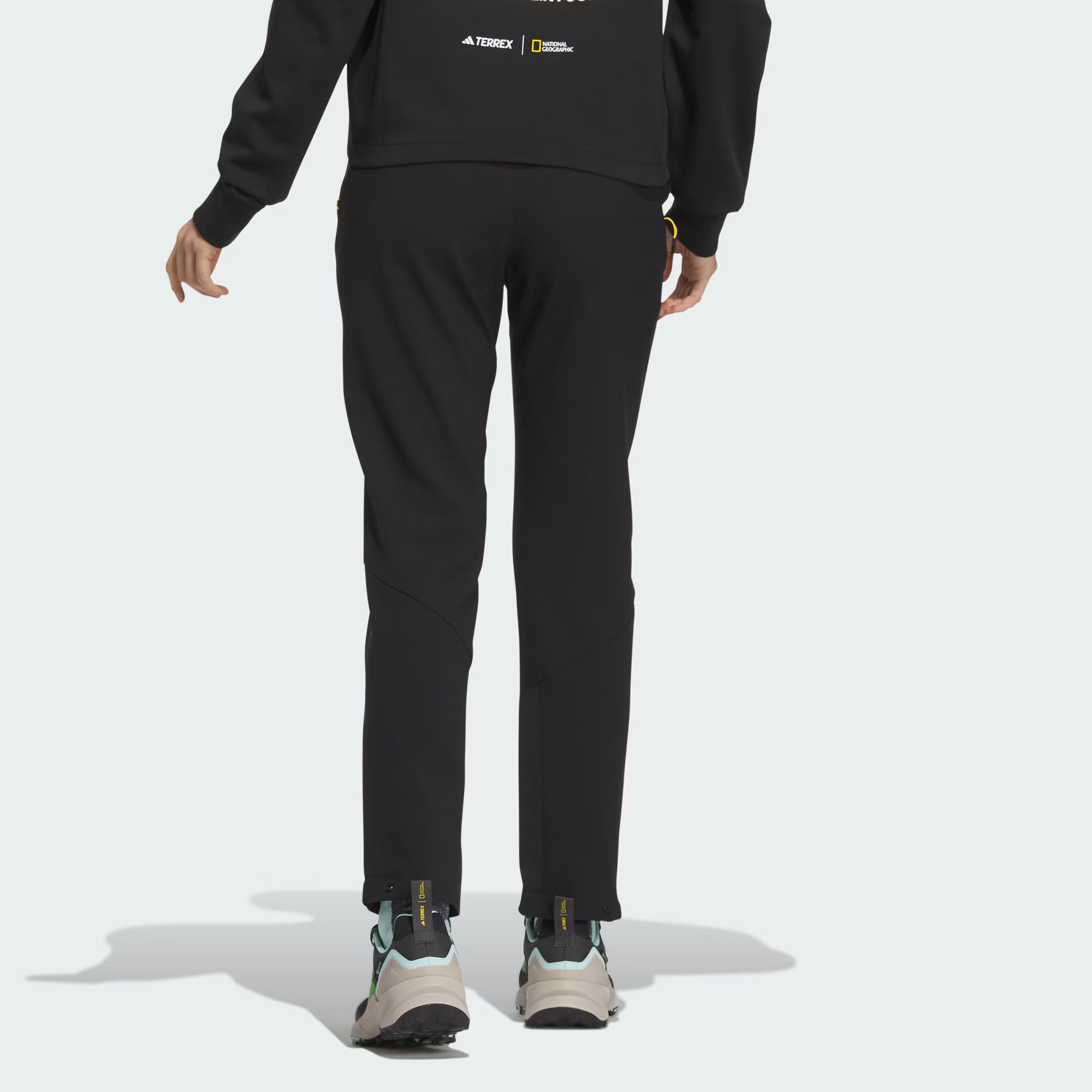 Shop (Women) adidas x National Geographic  Black Soft Shell Outdoor Sports Pants. IL8987