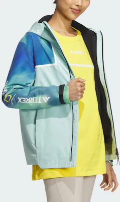 (Women) adidas x National Geographic Rain Rdy Outdoor Jacket Waterproof Windproof Teal IL8984 Sizing (Women) adidas x National Geographic Rain Rdy Outdoor Jacket Waterproof Windproof Teal IL8984