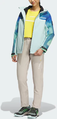 (Women) adidas x National Geographic Rain Rdy Outdoor Jacket Waterproof Windproof Teal IL8984 Cheap (Women) adidas x National Geographic Rain Rdy Outdoor Jacket Waterproof Windproof Teal IL8984