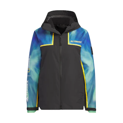 (Women) adidas National Geographic Rain RDY Waterproof Jacket Black IL8983
