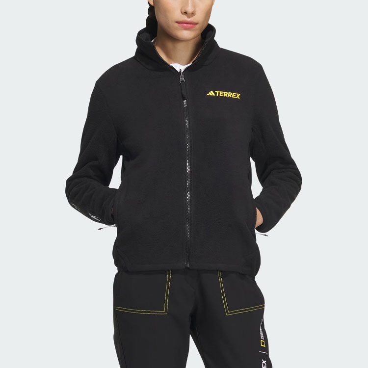 (Women) adidas National Geographic Rain RDY Waterproof Jacket Black IL8983 圖 7