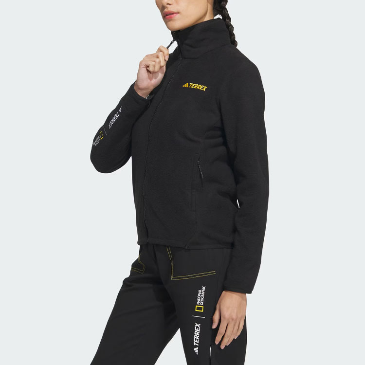 (Women) adidas National Geographic Rain RDY Waterproof Jacket Black IL8983 圖 9