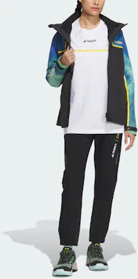 (Women) adidas x National Geographic Rain RDY Waterproof Jacket Black IL8983 2