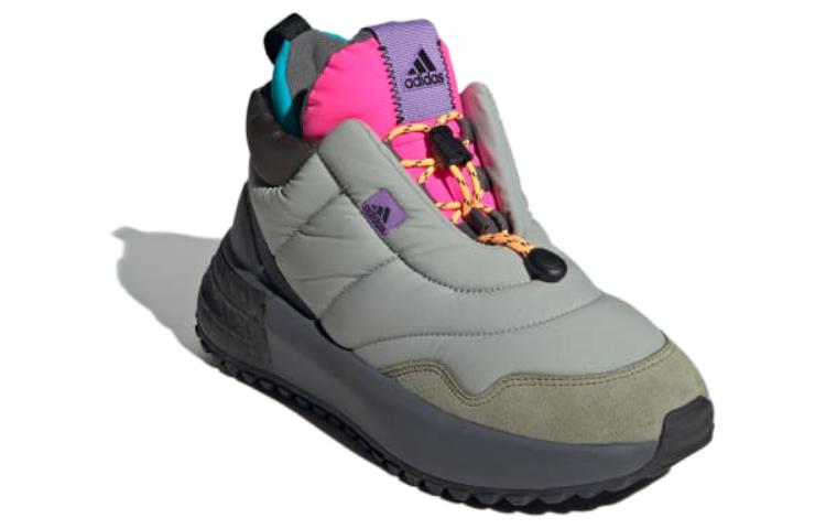Lookbook (W) adidas X_PLRBOOST Puffer ''Metaalgrijs Lucide Roze'' ID1944