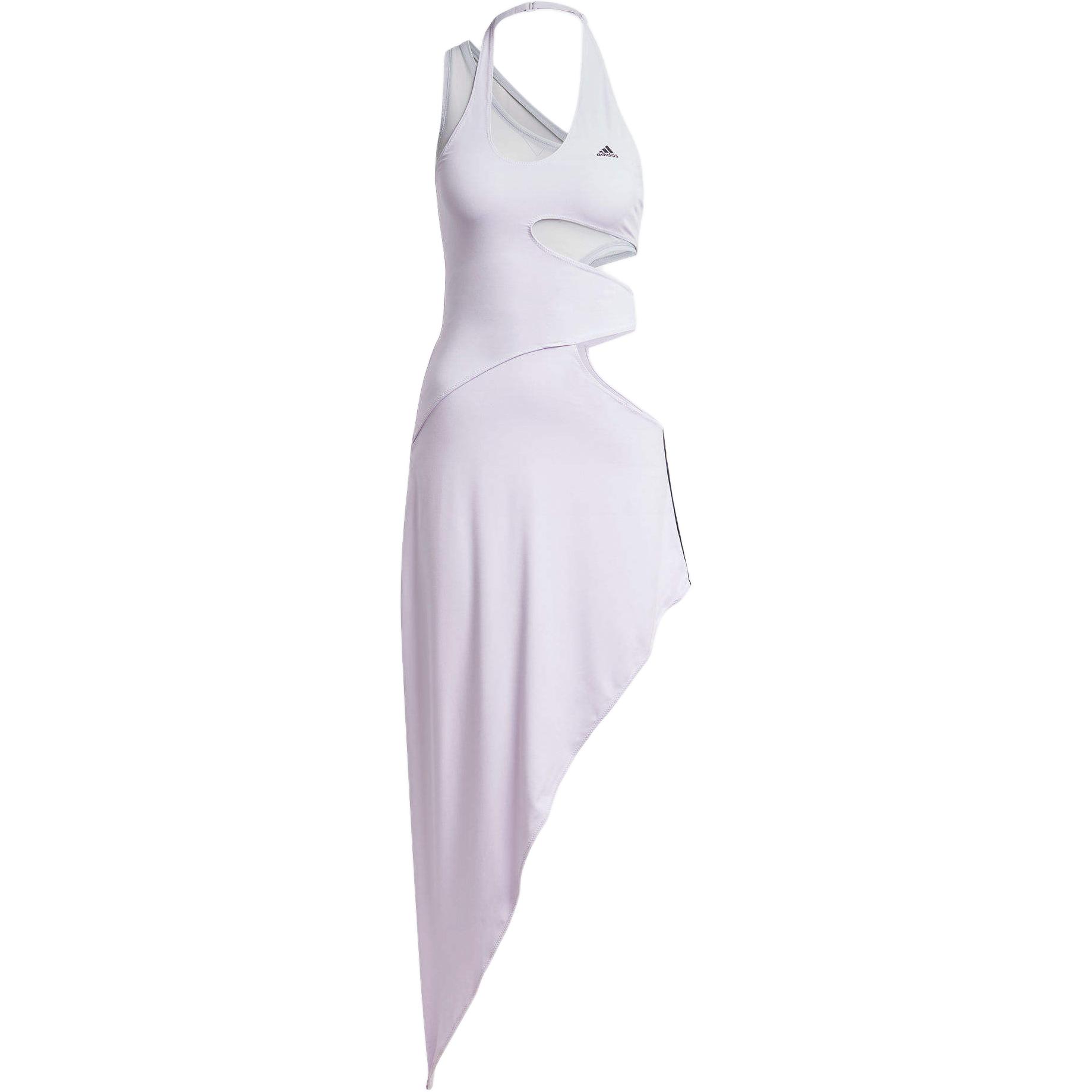 (Women) adidas x RUI ZHOU Purple Cut-Out Sleeveless Slim-Fit Dress Women IU3062
