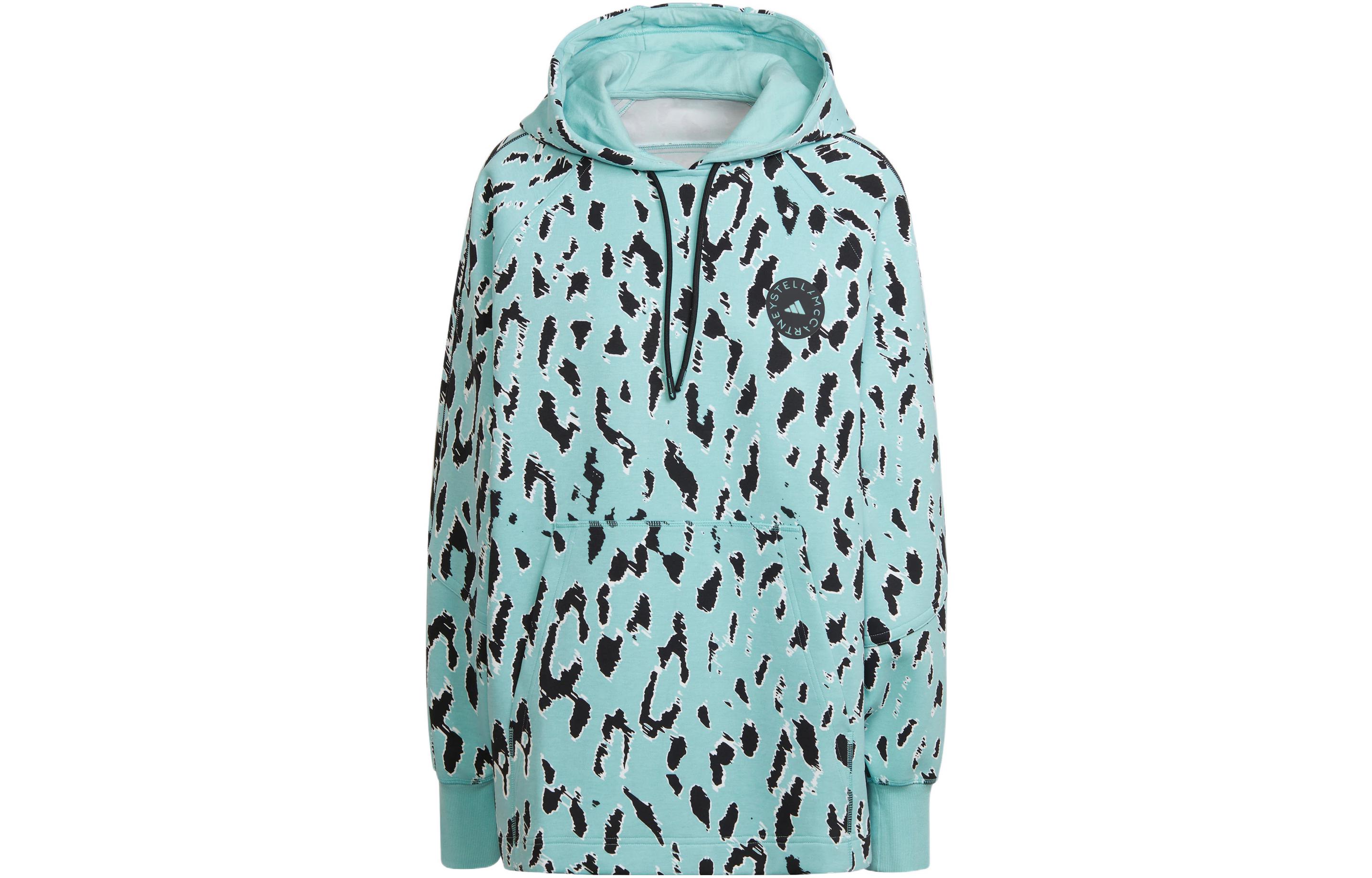 Order (Women) adidas x Stella McCartney  All-Over Print Hoodie Mint Green Casualwear HA8909