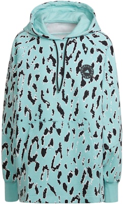 (Women) adidas x Stella McCartney All-Over Print Hoodie Mint Green Casualwear HA8909 Order (Women) adidas x Stella McCartney All-Over Print Hoodie Mint Green Casualwear HA8909