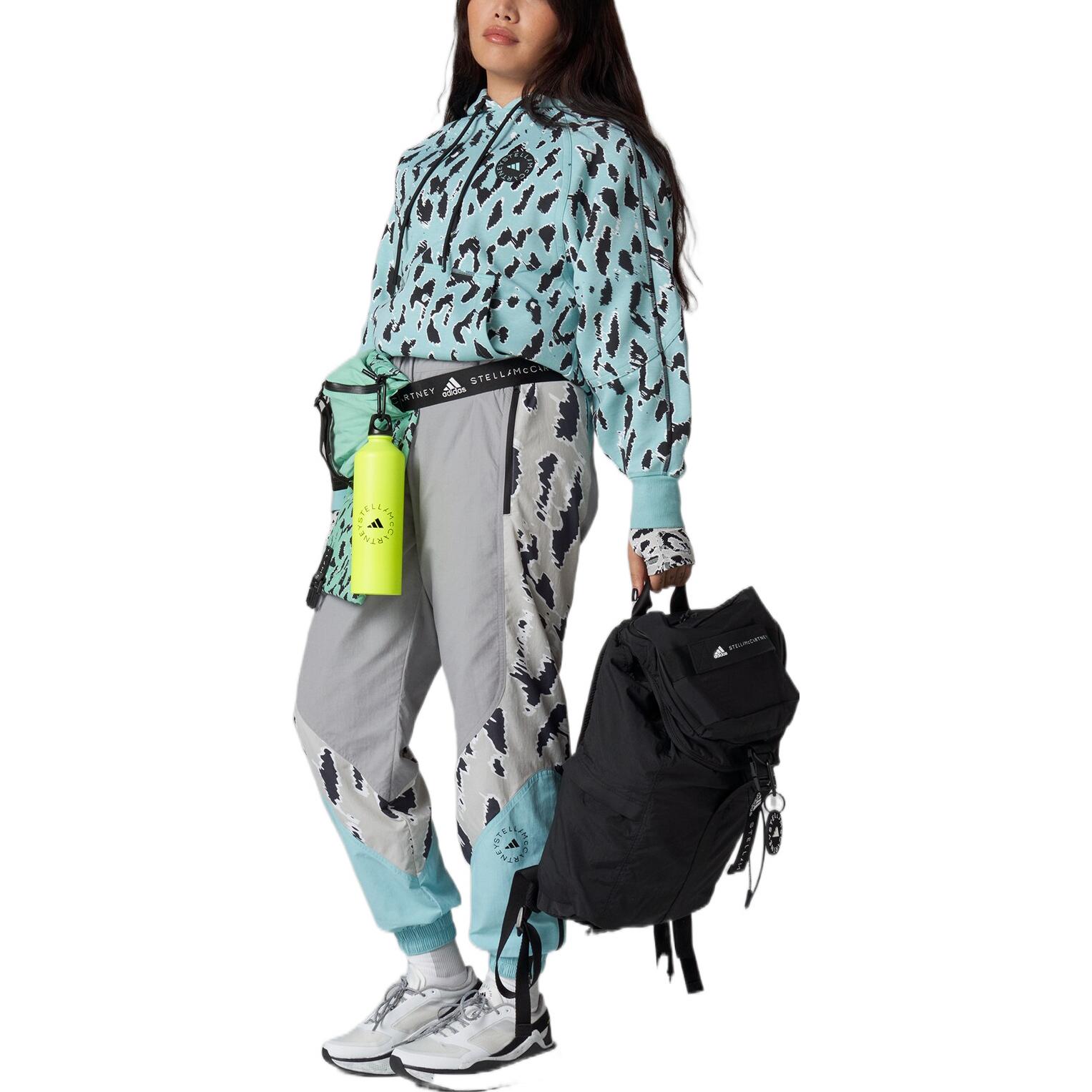 Lookbook (Women) adidas x Stella McCartney  All-Over Print Hoodie Mint Green Casualwear HA8909