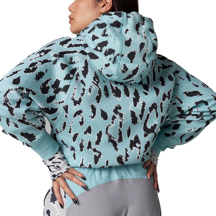 Purchase (Women) adidas x Stella McCartney  All-Over Print Hoodie Mint Green Casualwear HA8909
