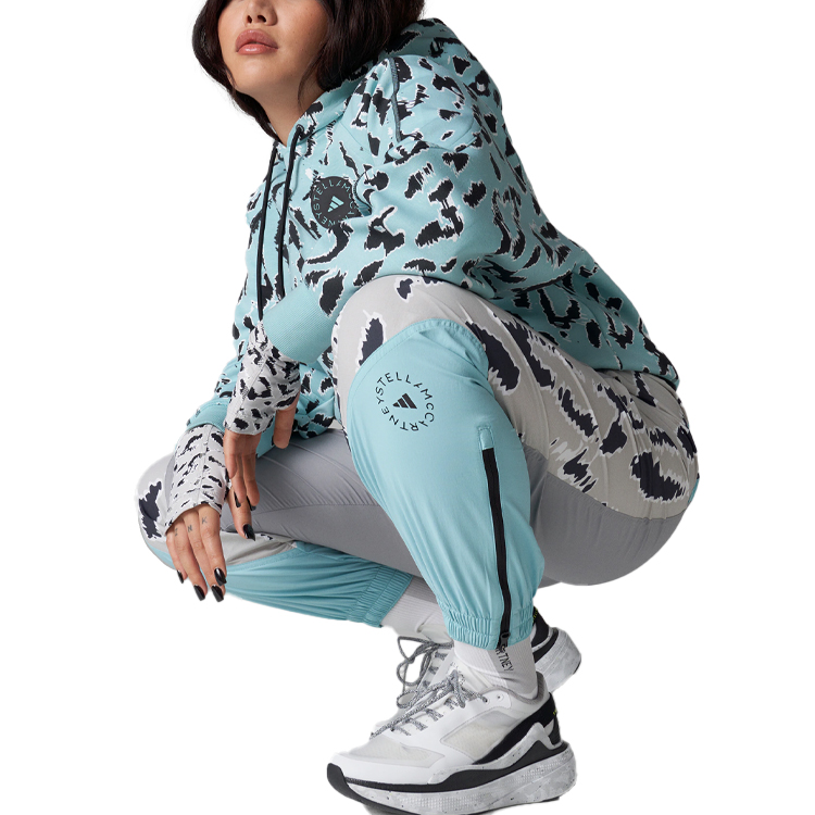 Details for (Women) adidas x Stella McCartney  All-Over Print Hoodie Mint Green Casualwear HA8909