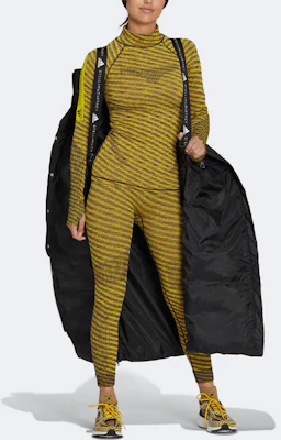 (Women) adidas x Stella McCartney Black Long Puffer Coat with Logo Pocket Print HI6082 Purchase (Women) adidas x Stella McCartney Black Long Puffer Coat with Logo Pocket Print HI6082