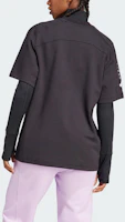 Shop (W) adidas x Stella McCartney Baju-T Logo Oversized Hitam. IB6854