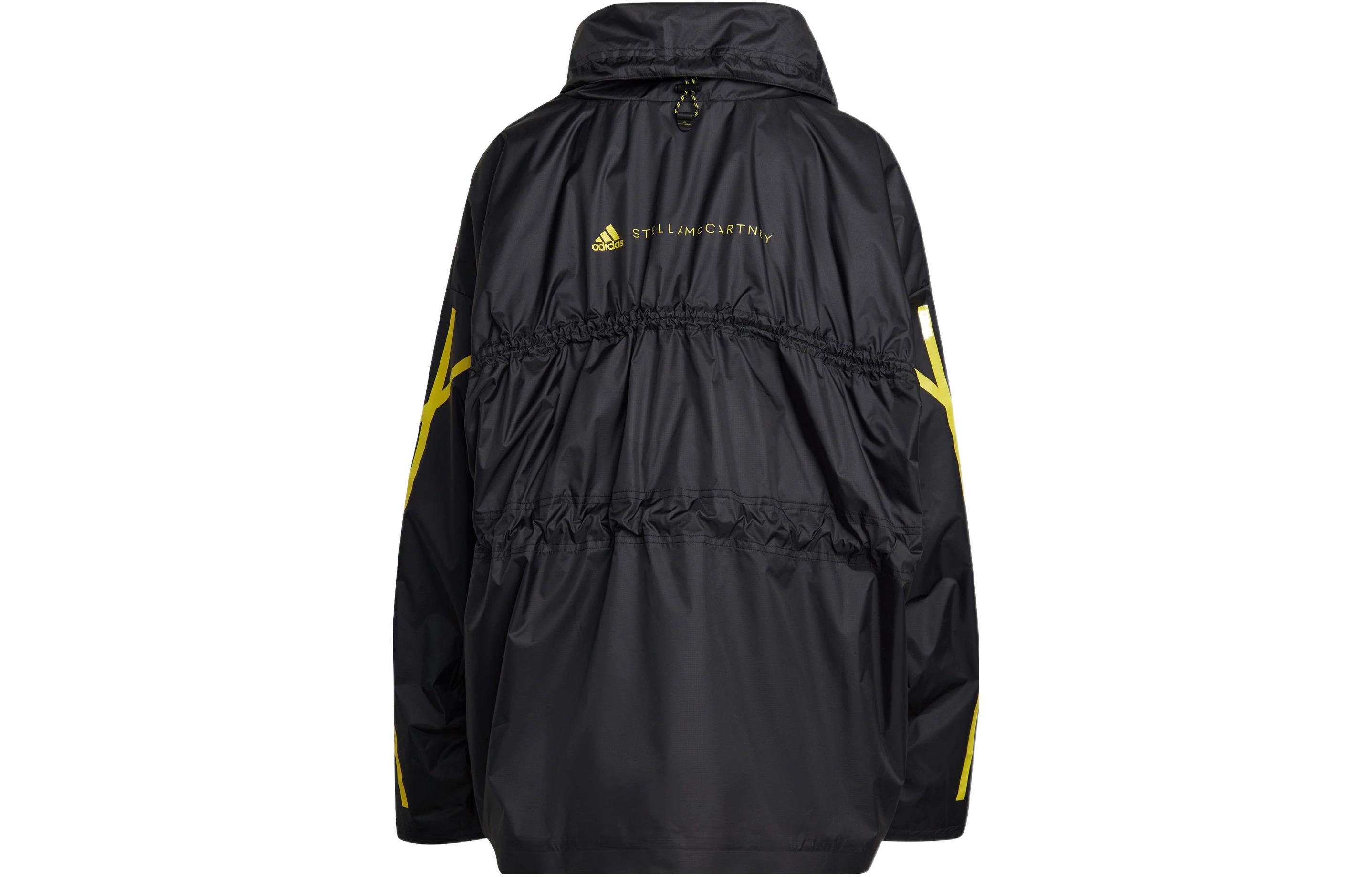 (Women) adidas Stella McCartney  Half-Zip Drawstring Jacket Black. HG6886 圖 3