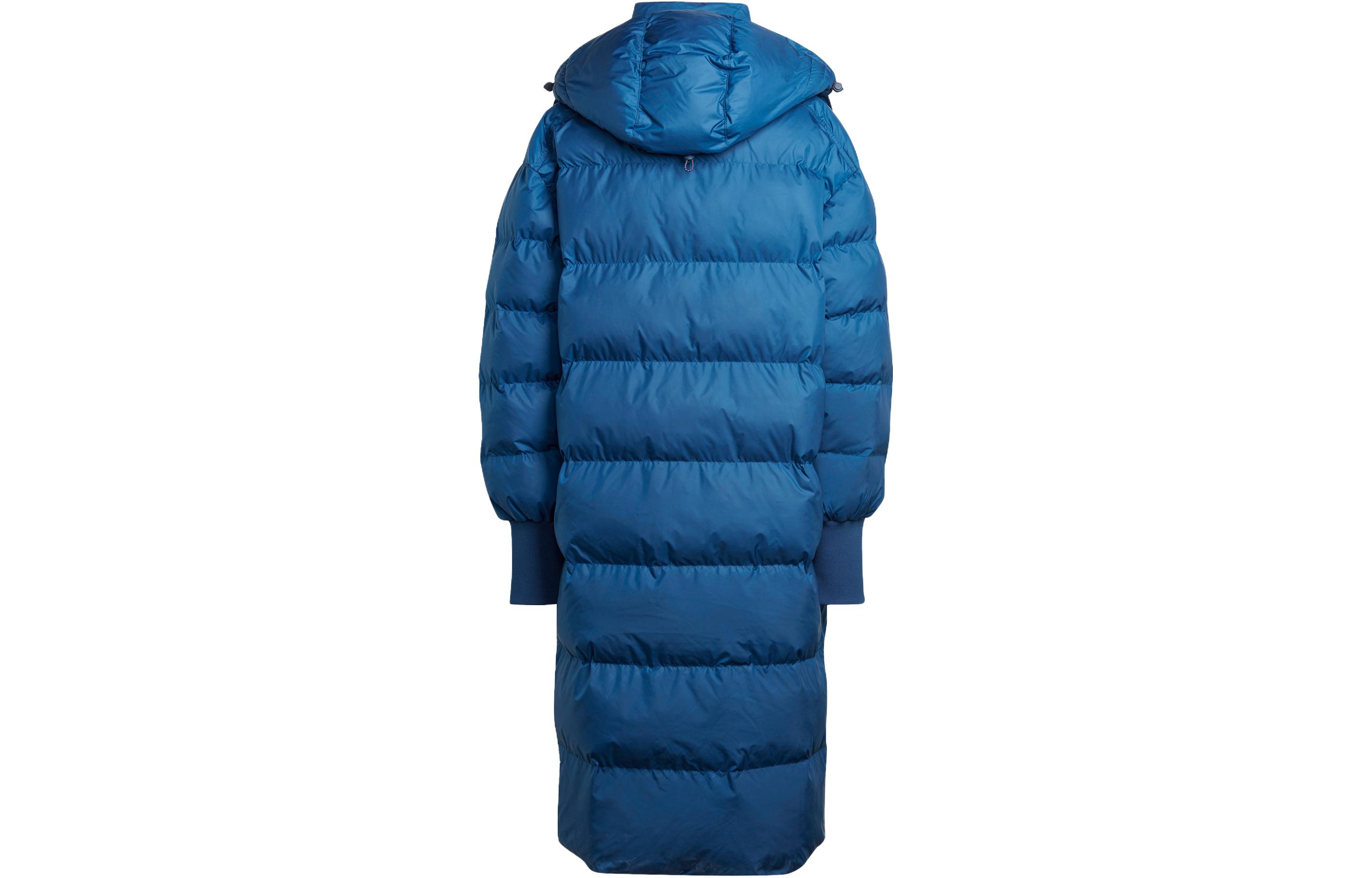 (Women) adidas Stella McCartney  Long Puffer Coat Blue with Logo Pocket Print. HI6083 圖 3