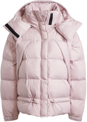 (W) adidas x Stella McCartney Jaket Berlapis Pink Logo Print Panjang Sederhana IT5745 Buy (W) adidas x Stella McCartney Jaket Berlapis Pink Logo Print Panjang Sederhana IT5745