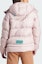 Shop (W) adidas x Stella McCartney Jaket Berlapis Pink Logo Print Panjang Sederhana IT5745