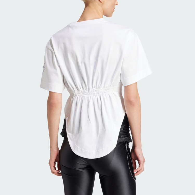Shop (Women) adidas x Stella McCartney  White Oversized Breathable T-Shirt IT8271