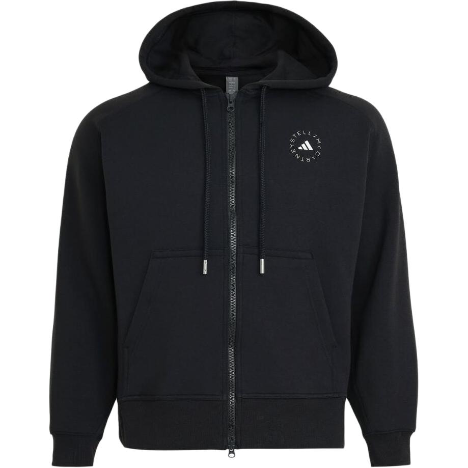 (Women) adidas Stella McCartney Black Full-Zip Hoodie Jacket Casual Fit JF6337