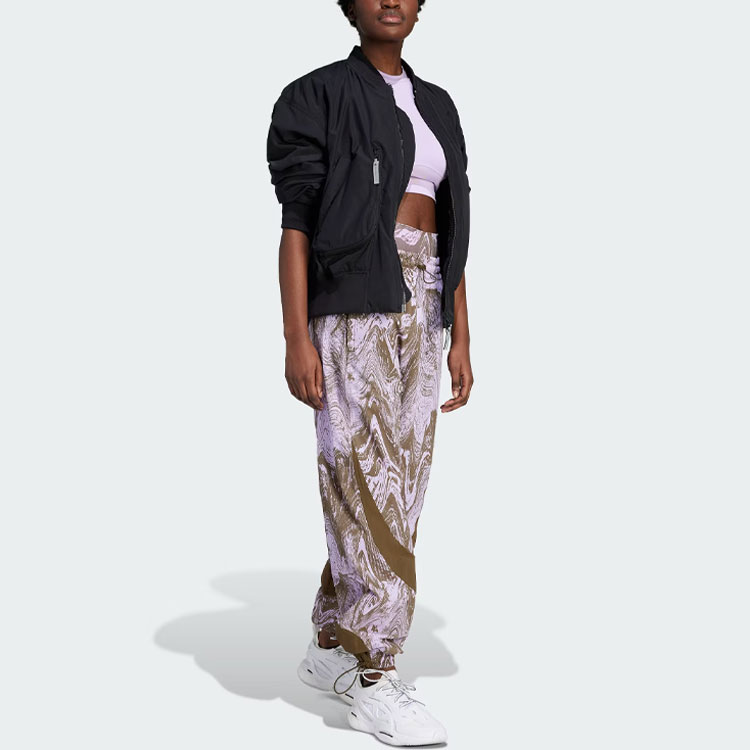 (Women) adidas Stella McCartney Black Logo Patch Bomber Jacket IP1370 圖 5