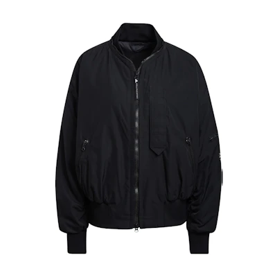 (Women) adidas Stella McCartney Black Solid Bomber Jacket H59969