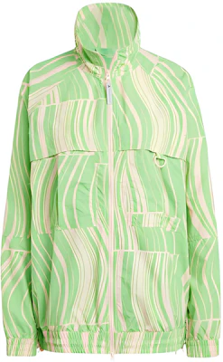 (Women) adidas x Stella McCartney Contour Print Green Full-Zip Jacket HS0988 Buy (Women) adidas x Stella McCartney Contour Print Green Full-Zip Jacket HS0988