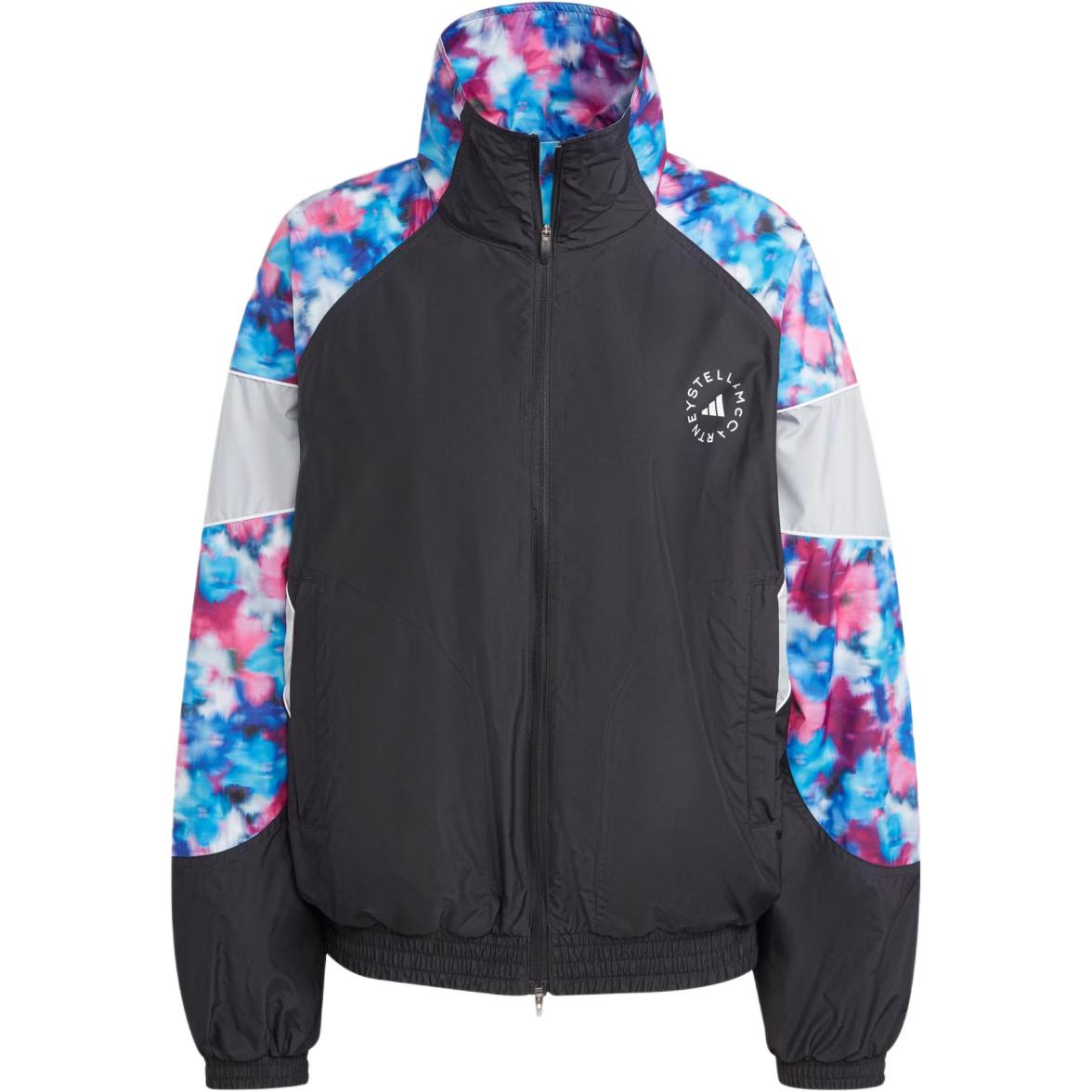 (Women) adidas Stella McCartney FW24 Retro Sports Logo Jacket Blue Black IW9848 圖 2