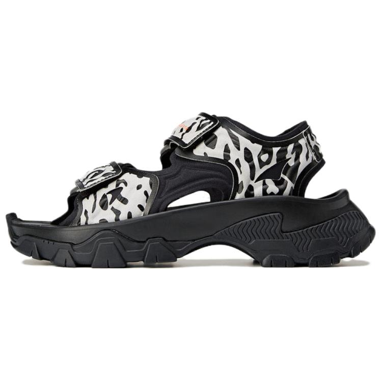 (Women) adidas x Stella McCartney Sandals Black White Lightweight Beach Slides IF1797