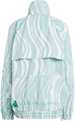 (Women) adidas x Stella McCartney Striped Print Full-Zip Jacket White HT1102 Lookbook (Women) adidas x Stella McCartney Striped Print Full-Zip Jacket White HT1102