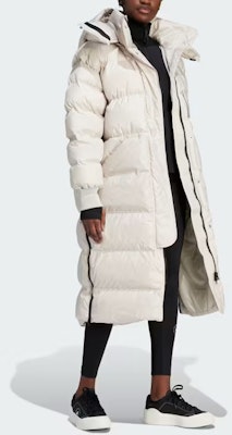 (W) 阿迪达斯 x Stella McCartney Truenature长款羽绒外套 米白色 IP1361 Purchase (W) 阿迪达斯 x Stella McCartney Truenature长款羽绒外套 米白色 IP1361
