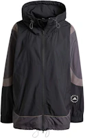 (Women) adidas x Stella McCartney Woven Track Top Hooded Jacket Black IN3619 (Women) adidas x Stella McCartney Woven Track Top Hooded Jacket Black IN3619