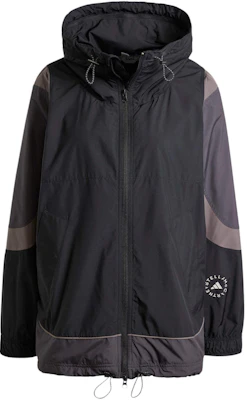 (Women) adidas x Stella McCartney Woven Track Top Hooded Jacket Black IN3619 Order (Women) adidas x Stella McCartney Woven Track Top Hooded Jacket Black IN3619