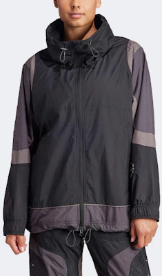 (Women) adidas x Stella McCartney Woven Track Top Hooded Jacket Black IN3619 Lookbook (Women) adidas x Stella McCartney Woven Track Top Hooded Jacket Black IN3619