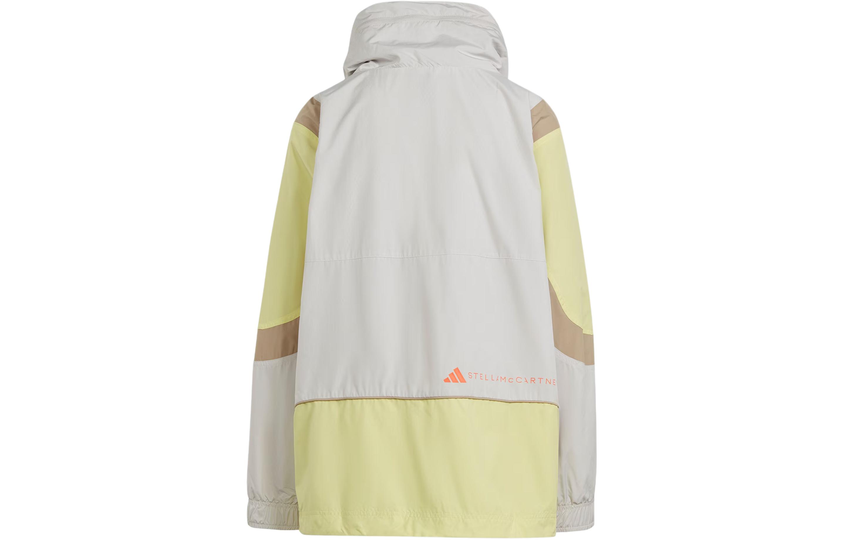 (Women) adidas Stella McCartney Woven Track Top Jacket Misty Pink Colorblock IT7528 圖 3