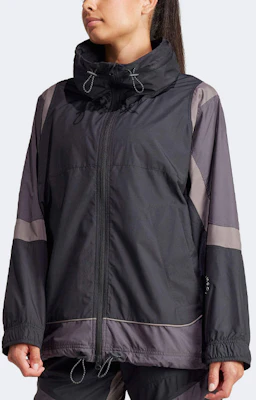 (Women) adidas x Stella McCartney Woven Track Top Hooded Jacket Black IN3619 Purchase (Women) adidas x Stella McCartney Woven Track Top Hooded Jacket Black IN3619