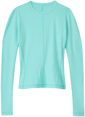 (W) adidas x Y-3 Baju Lengan Panjang Hijau Mint Logo Krew Leher. IV7758 Order (W) adidas x Y-3 Baju Lengan Panjang Hijau Mint Logo Krew Leher. IV7758