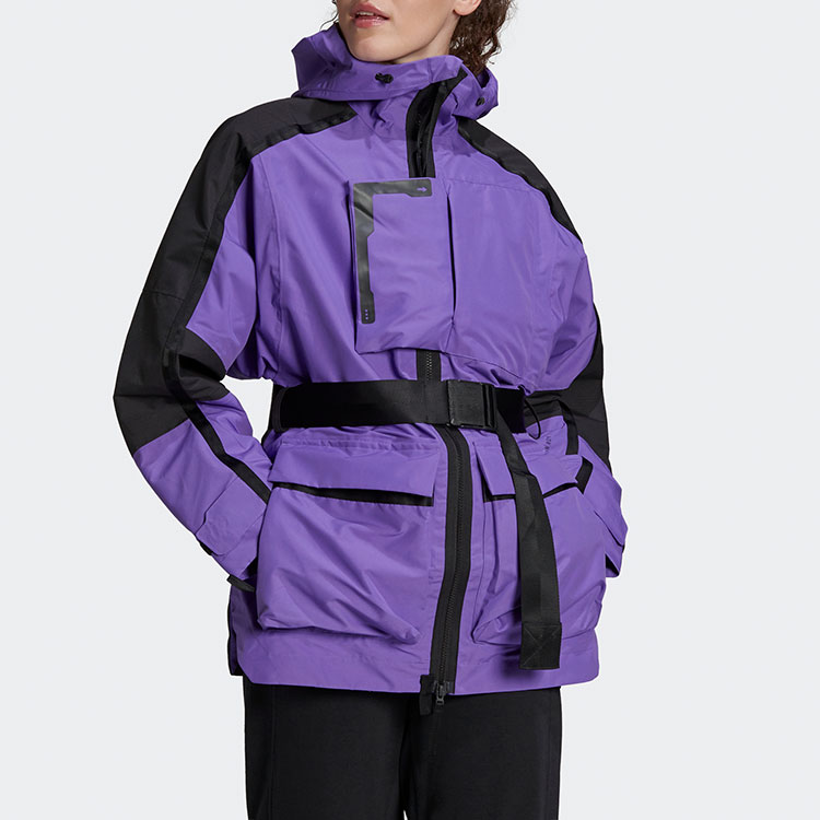 Lookbook (Women) adidas XPLORIC CW Waterproof Jacket Purple - Casual Sportswear HF8461