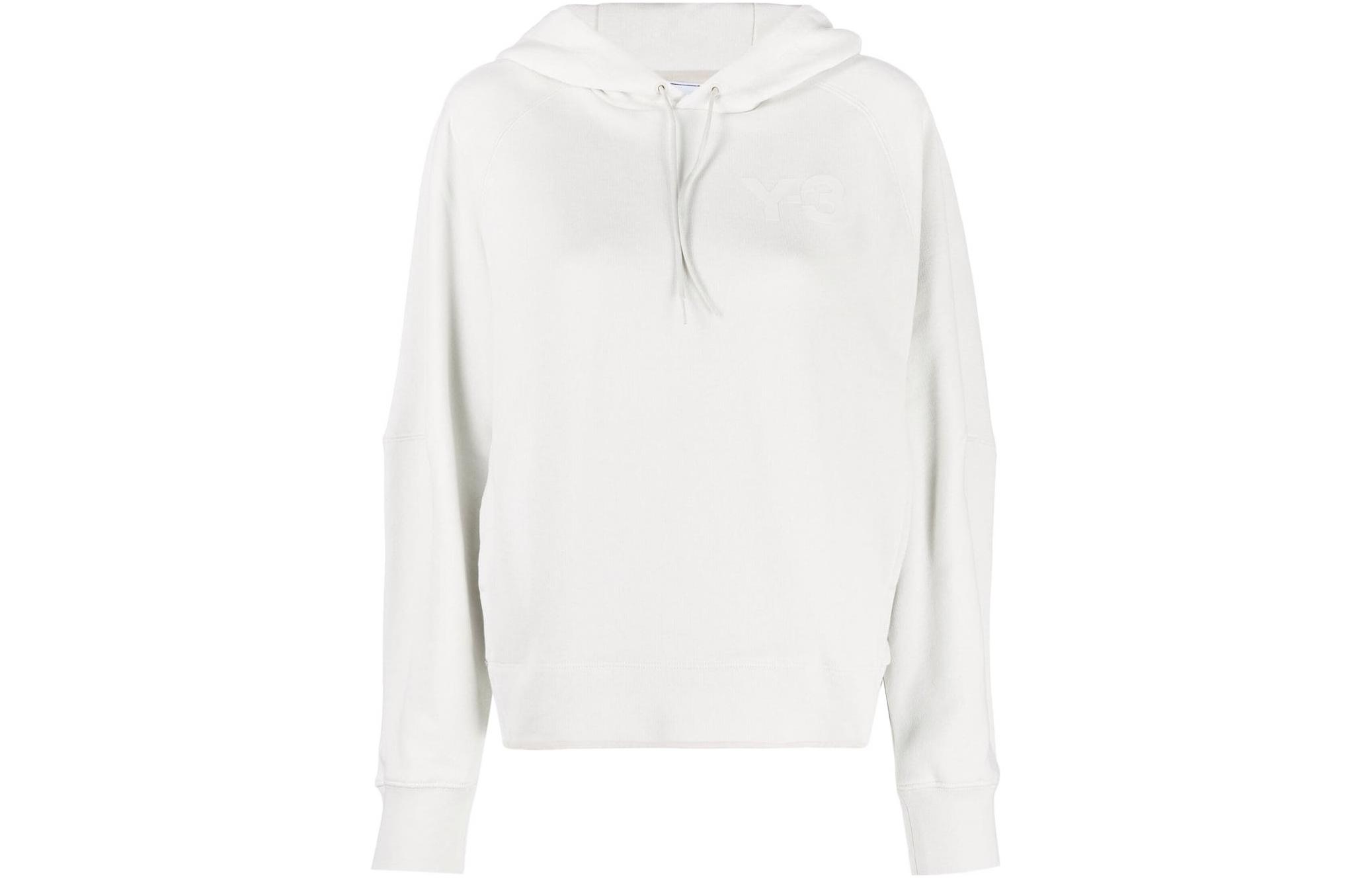 Order (Women) adidas Y-3  White Solid Hoodie Long Sleeve HG6148