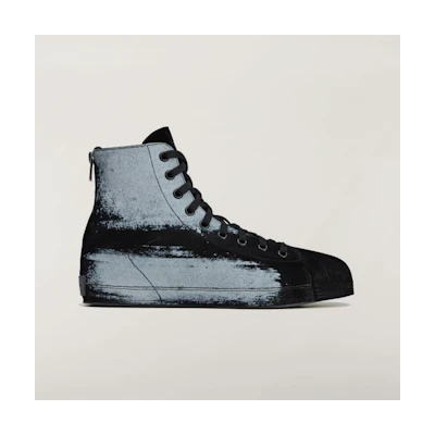 Adidas Y-3 Nizza Star Hi Sneakers Black/Black/Off White