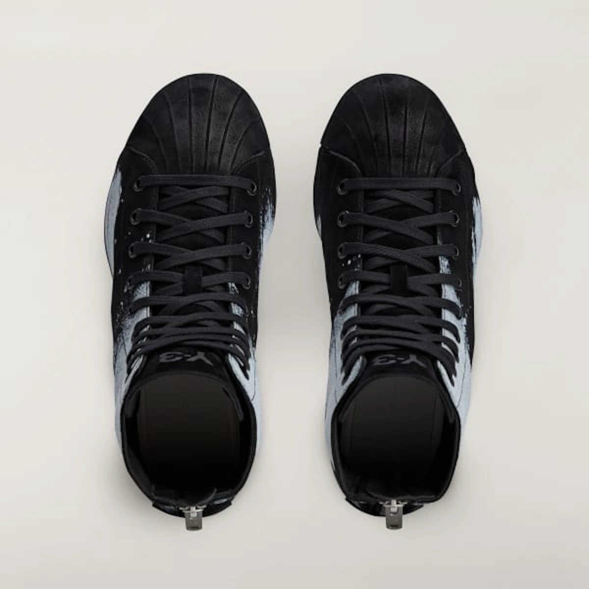 Adidas Y-3 Nizza Star Hi Sneakers Black/Black/Off White