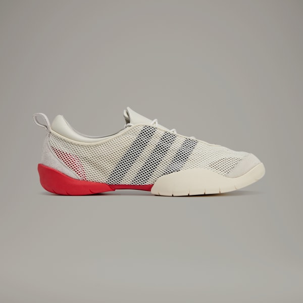 (W) Adidas Y-3 REGU Sneakers Cream White/Better Scarlet/Wonder White