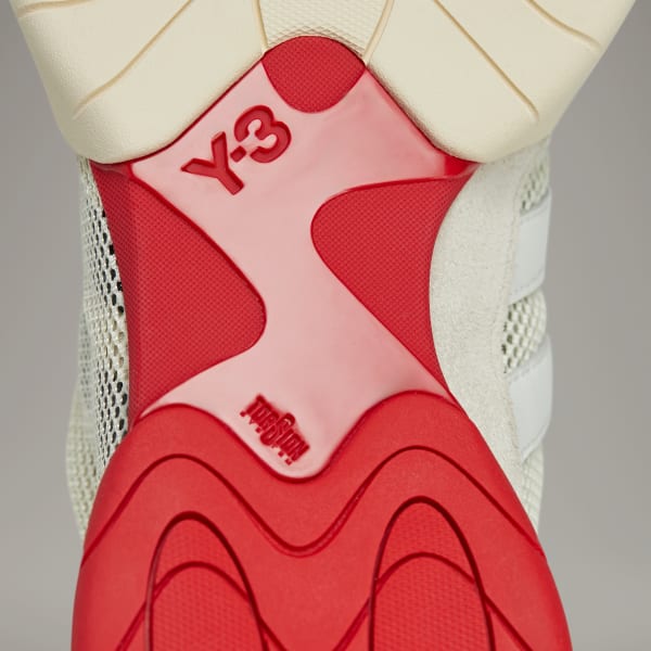 (W) Adidas Y-3 REGU Sneakers Cream White/Better Scarlet/Wonder White 圖 11