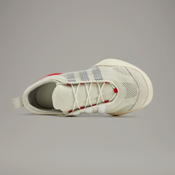 (W) Adidas Y-3 REGU Sneakers Cream White/Better Scarlet/Wonder White 圖 2