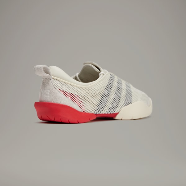 (W) Adidas Y-3 REGU Sneakers Cream White/Better Scarlet/Wonder White 圖 5