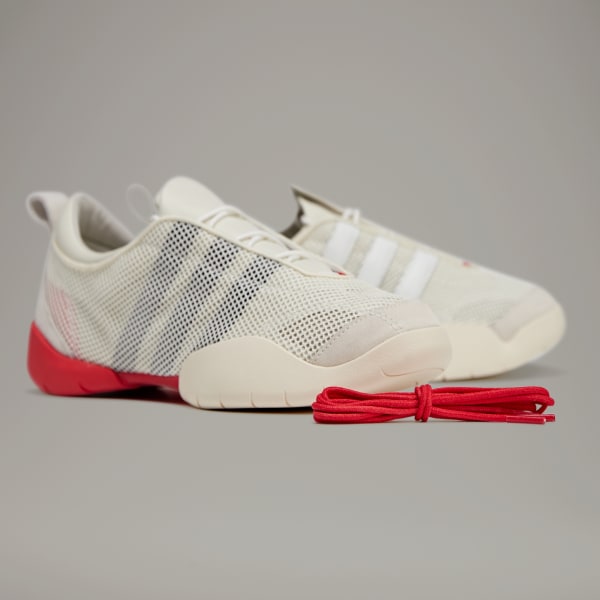 (W) Adidas Y-3 REGU Sneakers Cream White/Better Scarlet/Wonder White 圖 8
