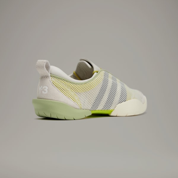 Purchase (W) アディダス Y-3 REGU スニーカー クリームホワイト/グリーン/タルク JQ2428