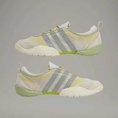 (W) アディダス Y-3 REGU スニーカー クリームホワイト/グリーン/タルク JQ2428 Sizing (W) アディダス Y-3 REGU スニーカー クリームホワイト/グリーン/タルク JQ2428