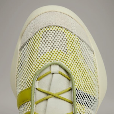 (W) アディダス Y-3 REGU スニーカー クリームホワイト/グリーン/タルク JQ2428 1