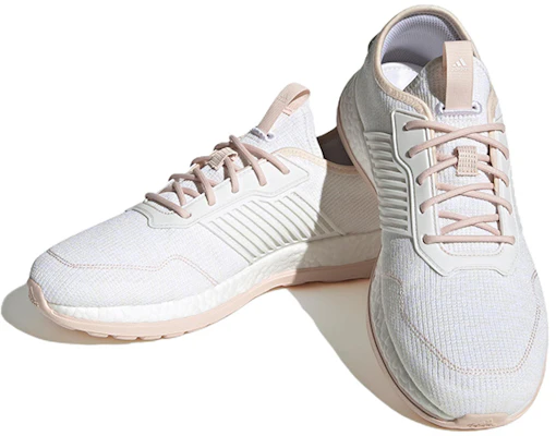 adidas ZG Boost 舒適潮流 防滑耐磨 低筒 跑步鞋 女款 白粉 Lookbook adidas ZG Boost 舒適潮流 防滑耐磨 低筒 跑步鞋 女款 白粉