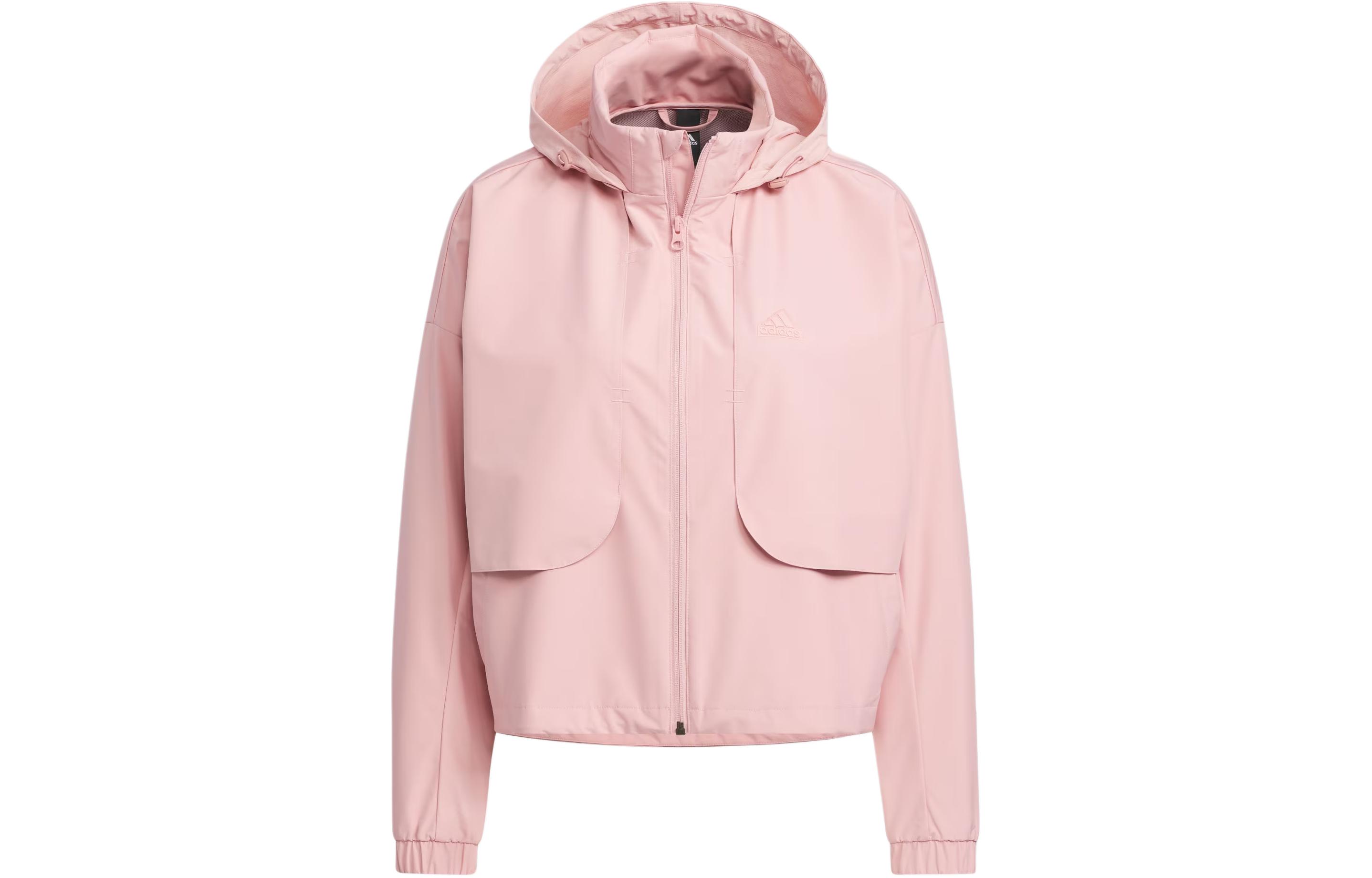 (Women) adidas Zip Hoodie Jacket Miracle Purple Pink Long Sleeve Casual Sportswear IM8990